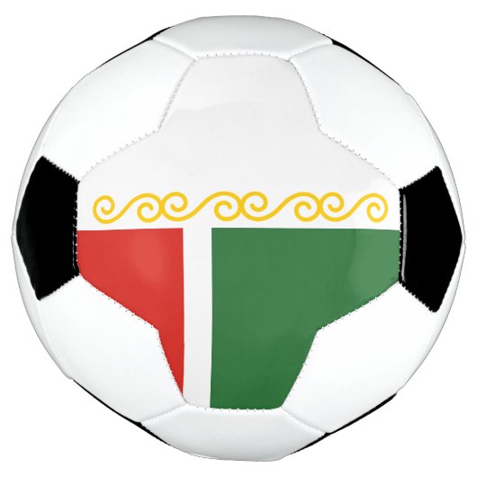 Tschetschenische Flagge Fußball (Gedreht)
