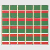 Tschetschenische Flagge Geschenkpapier (Flach)