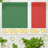 Tschetschenische Flagge Geschirrtuch (Gefaltet)