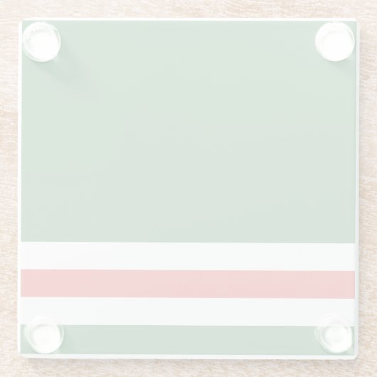 Tschetschenische Flagge Glasuntersetzer (Rückseite)