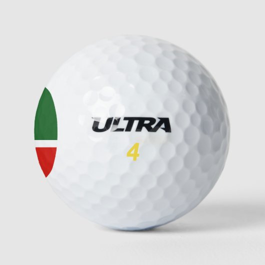 Tschetschenische Flagge Golfball (Logo)