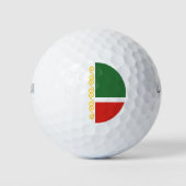 Tschetschenische Flagge Golfball (Vorderseite)