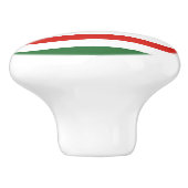 Tschetschenische Flagge Keramikknauf (Seitenansicht)