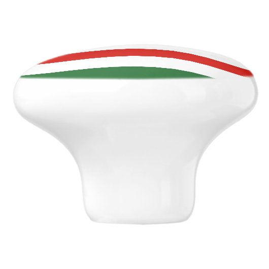 Tschetschenische Flagge Keramikknauf (Seitenansicht)