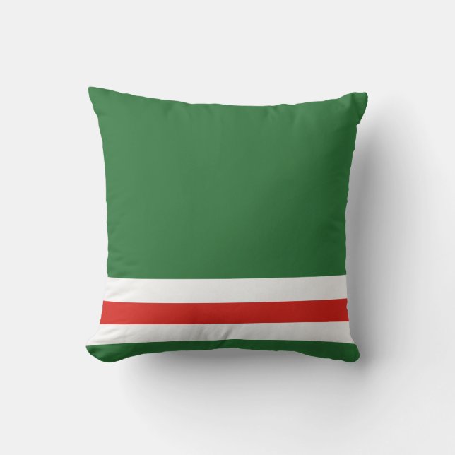 Tschetschenische Flagge Kissen (Vorderseite)