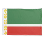 Tschetschenische Flagge Kissenbezug (Rückseite)