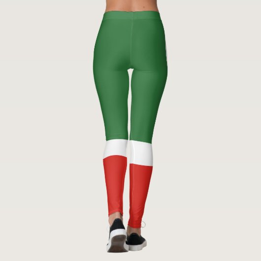 Tschetschenische Flagge Leggings (Rückseite)