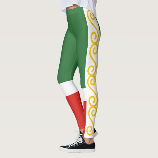 Tschetschenische Flagge Leggings (Links)