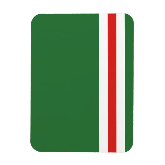 Tschetschenische Flagge Magnet (Vertikal)