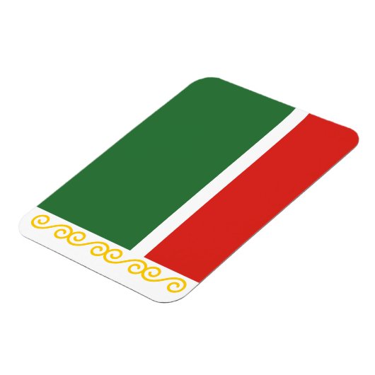 Tschetschenische Flagge Magnet (Linke Seite)