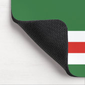 Tschetschenische Flagge Mousepad (Ecke)
