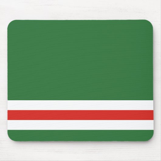 Tschetschenische Flagge Mousepad (Vorne)