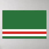 Tschetschenische Flagge Poster (Vorne)
