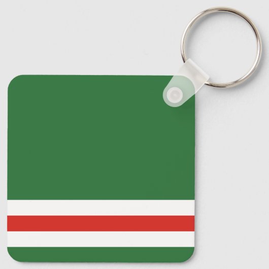 Tschetschenische Flagge Schlüsselanhänger (Rückseite)