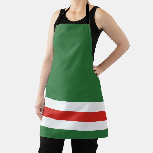 Tschetschenische Flagge Schürze (InSitu)