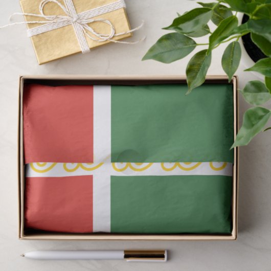 Tschetschenische Flagge Seidenpapier (Geschenk)