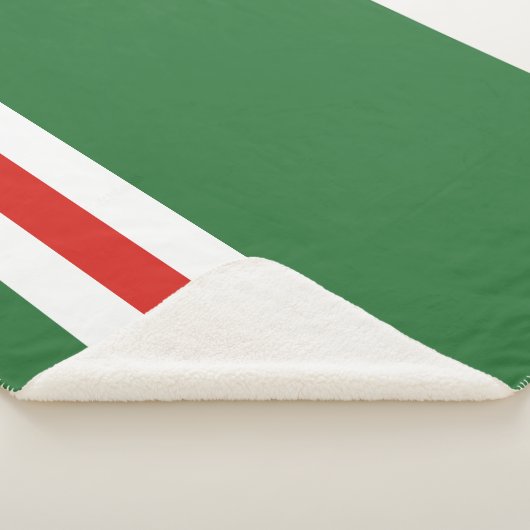 Tschetschenische Flagge Sherpadecke (3/4)