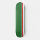 Tschetschenische Flagge Skateboard (Vorderseite)