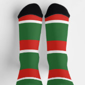 Tschetschenische Flagge Socken (Oben)