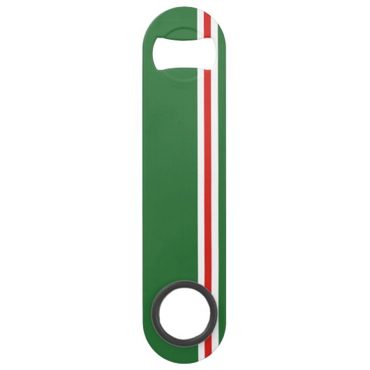 Tschetschenische Flagge Speed Flaschenöffner (Rückseite)