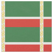 Tschetschenische Flagge Stoff (Nahaufnahme)