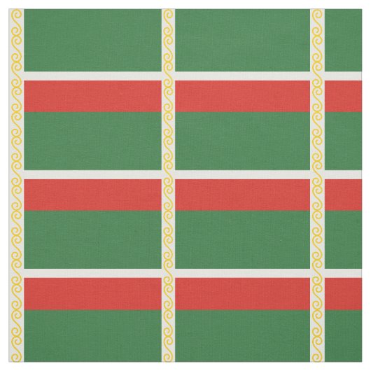 Tschetschenische Flagge Stoff (Muster)