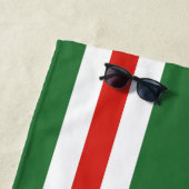 Tschetschenische Flagge Strandtuch (Beispiel)