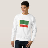 Tschetschenische Flagge Sweatshirt (Vorne ganz)