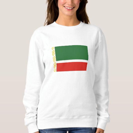 Tschetschenische Flagge Sweatshirt (Vorderseite)