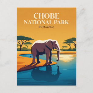 Tschobe-Nationalpark Botswana Postkarte