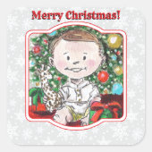 TSCHR1 QUADRATISCHER AUFKLEBER (Vorderseite)