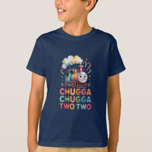 Tschugga Tschugga Zwei Zwei Kinder T-Shirt Zug Geb
