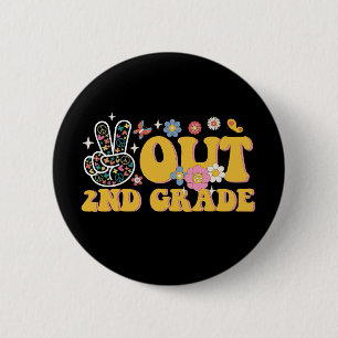 Tschüss 2. Klasse Groovy letzter Schultag Button