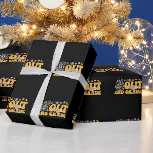 Tschüss 2. Klasse Groovy letzter Schultag Geschenkpapier
