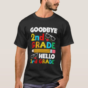 Tschüss 2. Klasse Hallo 3. Klasse 2023 1. Schultag T-Shirt