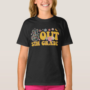 Tschüss 5. Klasse Groovy Letzter Schultag T-Shirt