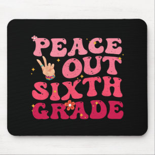 Tschüss 6. Klasse letzter Schultag Schüler Kind Mousepad