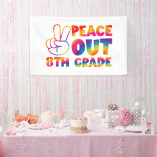 Tschüss, 8. Klasse Tie-Dye Letzter Tag 8. Klasse  Banner