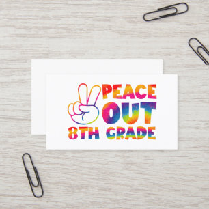 Tschüss Achte Klasse Tie Dye Letzter Tag 8. Klasse