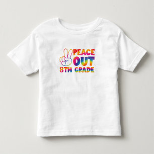 Tschüss Achte Klasse Tie Dye Letzter Tag 8. Klasse Kleinkind T-shirt