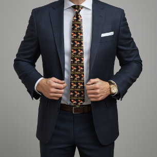 Tschüss Arschlöcher Lustiger sarkastischer Retro-H Krawatte