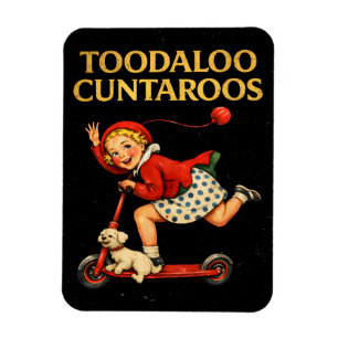 Tschüss Arschlöcher Lustiger Sarkastischer Retro-H Magnet