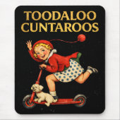 Tschüss Arschlöcher Lustiger Sarkastischer Retro-H Mousepad (Vorne)