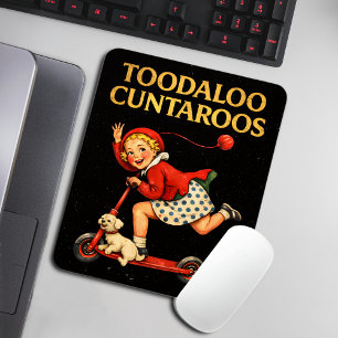 Tschüss Arschlöcher Lustiger Sarkastischer Retro-H Mousepad