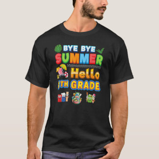 Tschüss, auf Wiedersehen Sommer, Hallo 4. Klasse,  T-Shirt