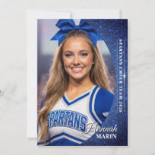 Tschüss Autogrammkarte Glitzer Cheer Foto Karten (Vorderseite)
