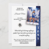 Tschüss Autogrammkarte Glitzer Cheer Foto Karten (Rückseite)