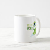 Tschüss-Bakterien Kaffeetasse (VorderseiteRechts)