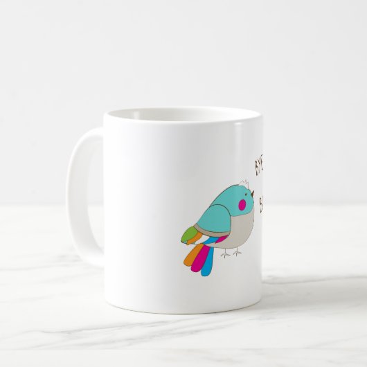 Tschüss Birdy Kaffeetasse (Vorderseite Links)