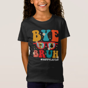 Tschüss Bruder Lehrer Frohen letzten Schultag Somm T-Shirt